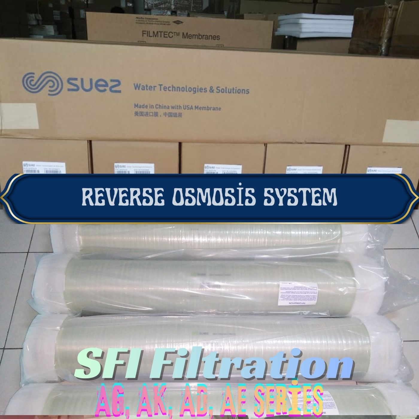 Veolia Suez AE Series Membrane RO dirancang khusus untuk menghasilkan permeate dengan kualitas sangat tinggi dari feedwater laut yang memiliki salinitas tinggi, bahkan ketika sistem beroperasi pada tekanan lebih dari 800 PSI. Karena itu, AE Series sering digunakan dalam plant desalinasi besar, fasilitas energi pesisir, serta industri berat yang memanfaatkan air laut sebagai sumber air baku.