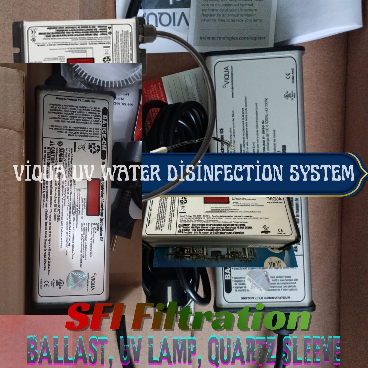 Viqua 650733R-002 Ballast D4 UV System merupakan controller original replacement yang berfungsi menjaga kestabilan sistem UV D4 dalam proses sterilisasi air harian.