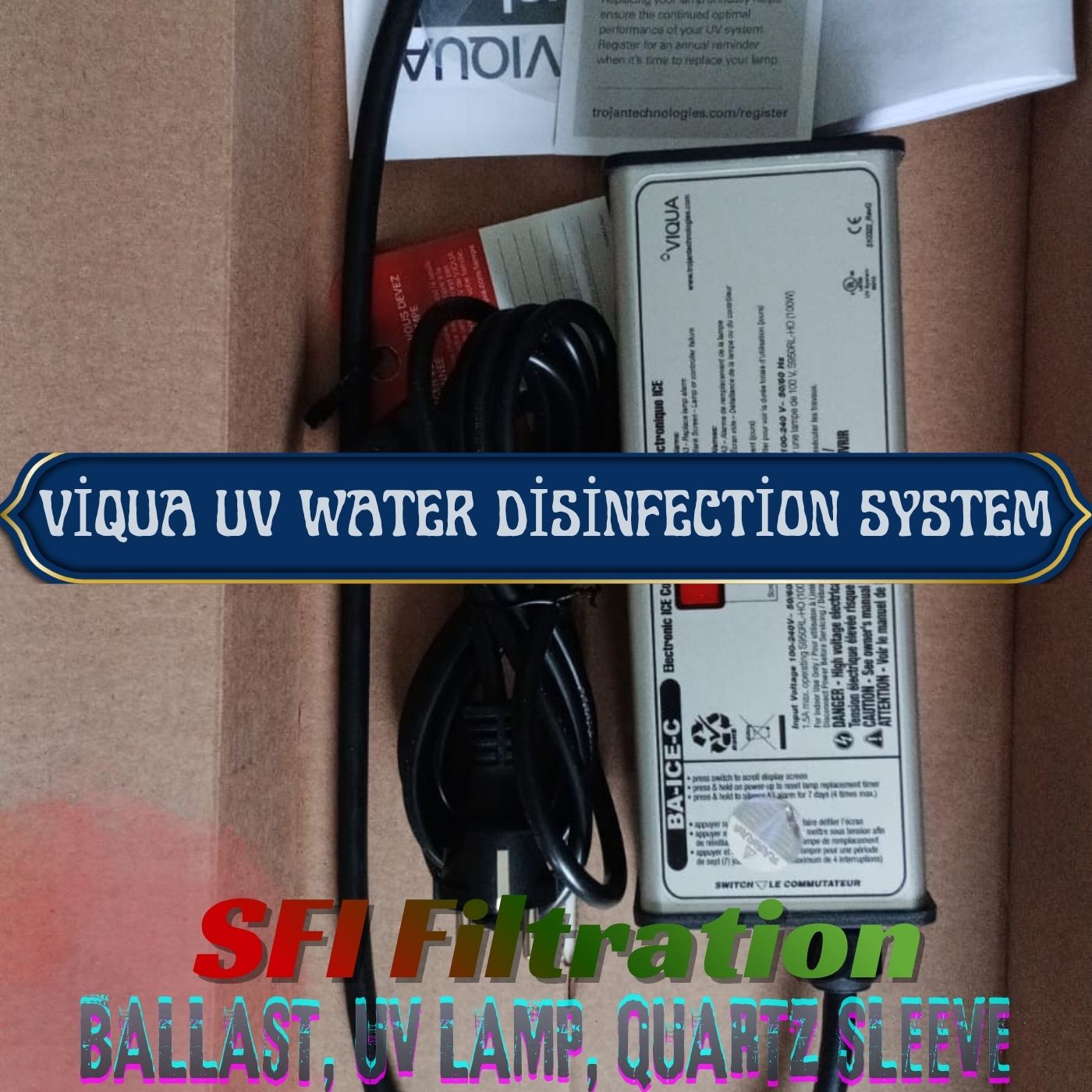 Viqua BA-ICE-C Ballast UV System Controller untuk Viqua VP600 & VP950 by Stasiun Filter Indonesia