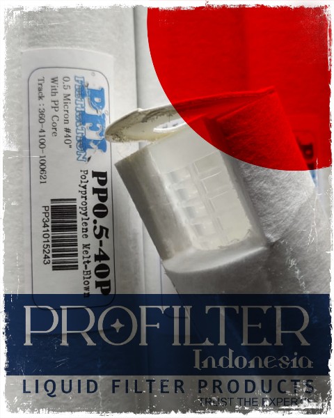 pp core spun meltblown filter cartridge indonesia
