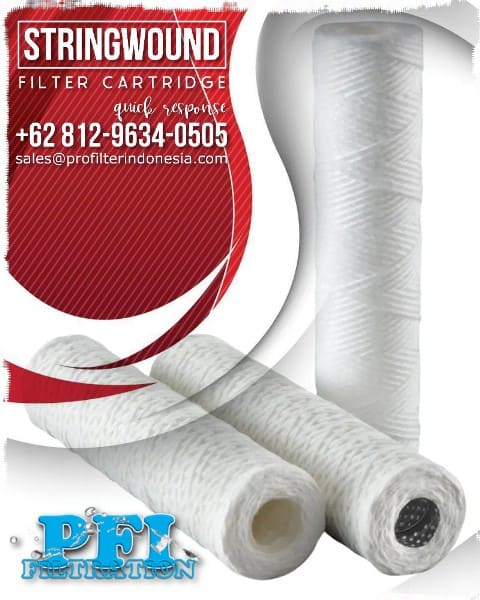 Bleached Cotton String Wound Filter Cartridge