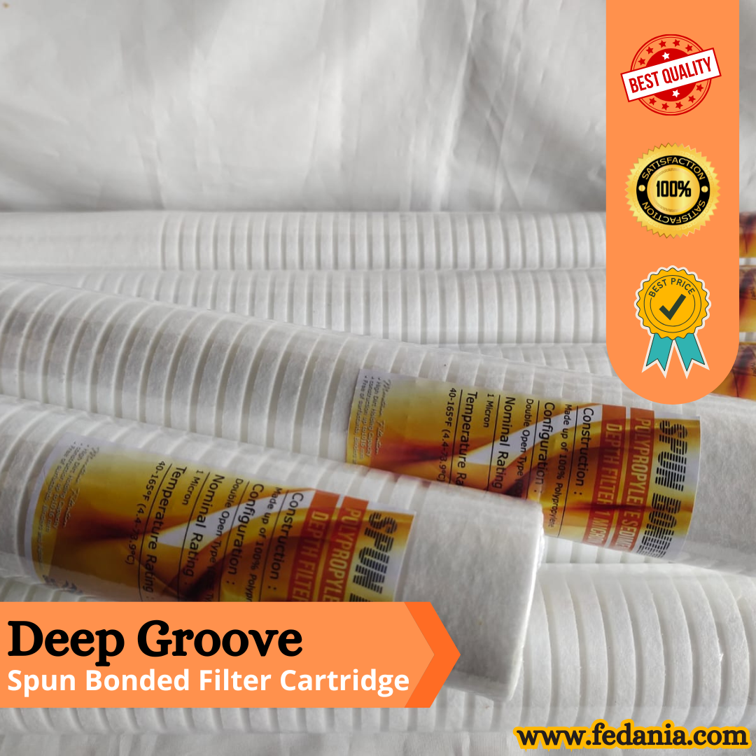 Spun Bonded Filter Deep Groove Cartridge dari STASIUN FILTER INDONESIA