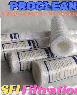 ProClean PP String Wound Filter Cartridge, diproduksi oleh SFI Filtration, adalah filter berbentuk string wound (lilitan benang) dari polypropylene (PP) yang diwinding keliling inti rigid (dalam versi standard—PP atau juga tersedia inti stainless steel)