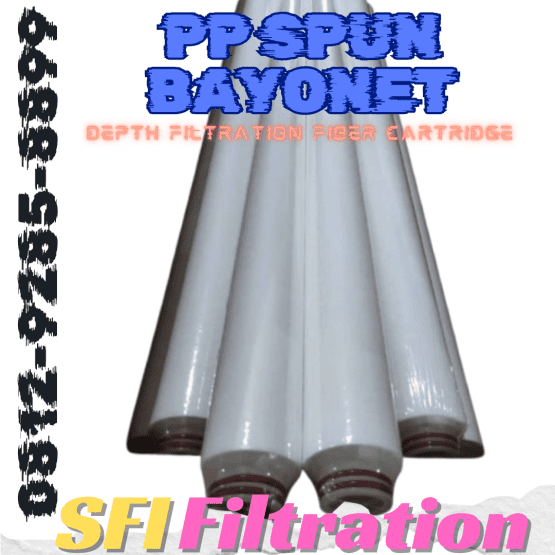 Spun Bayonet SOE 222 Fin 10 20 30 40 50 inch stasiun filter indonesia